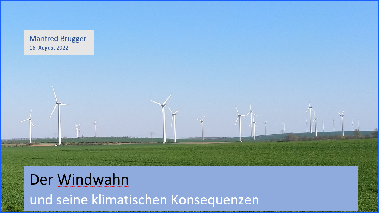 Download Artikel der Windwahn und seine klimatischen Konsequenzen